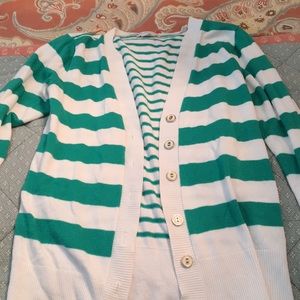 New York and Company striped cardigan